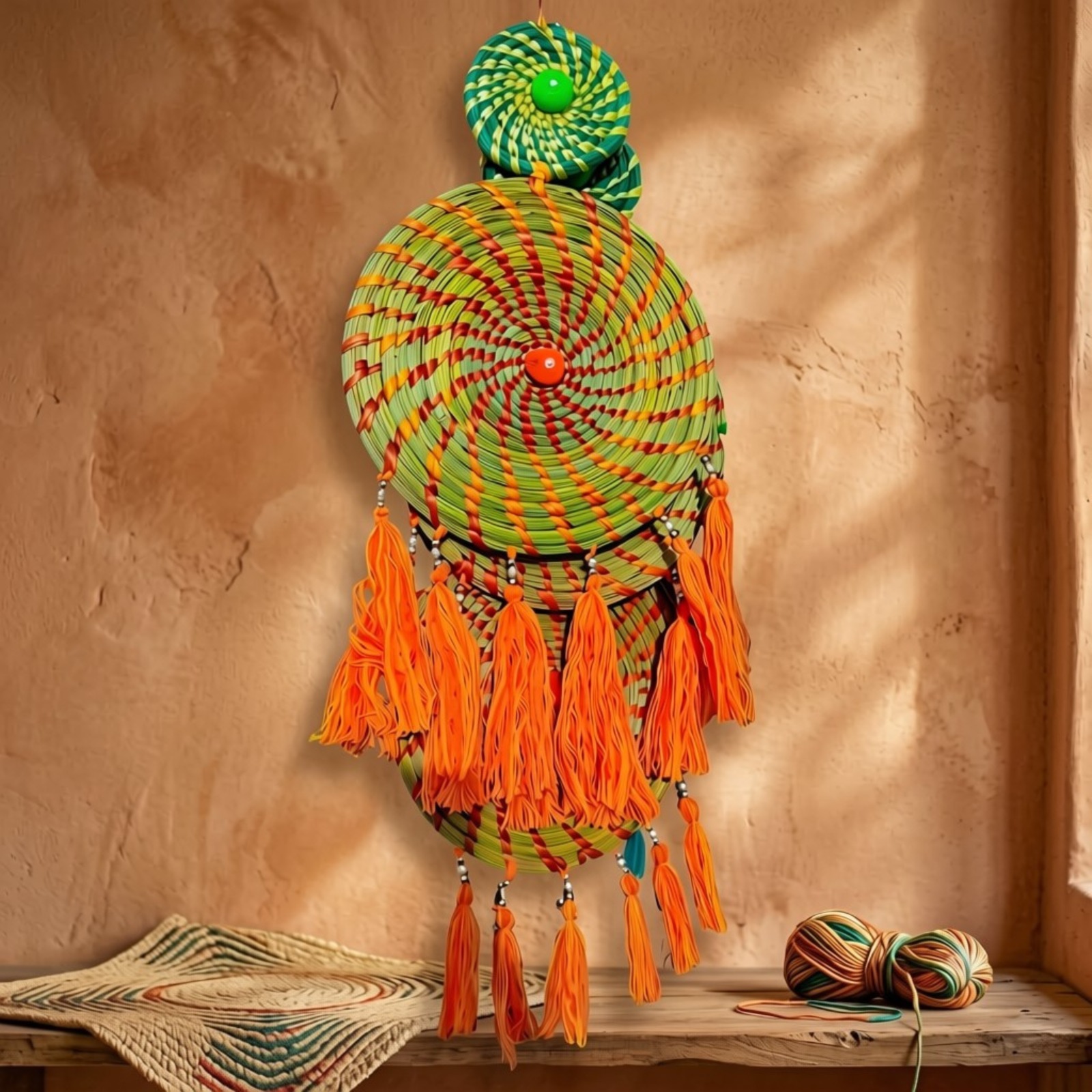 Colorful Handwoven Wall Hanging Decoration