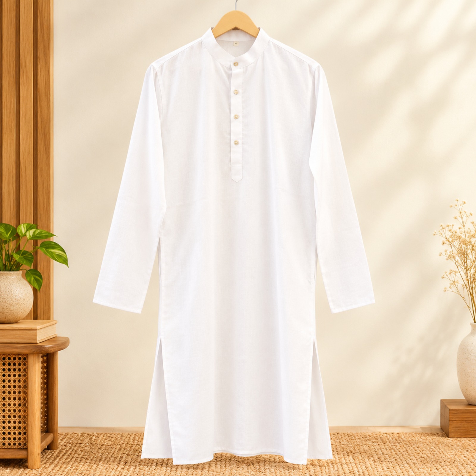 Linen Cotton Kurta Set