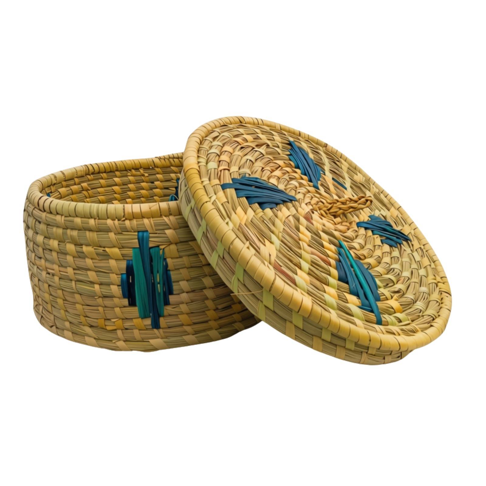 ECO FRIENDLY GREEN STORAGE BASKET