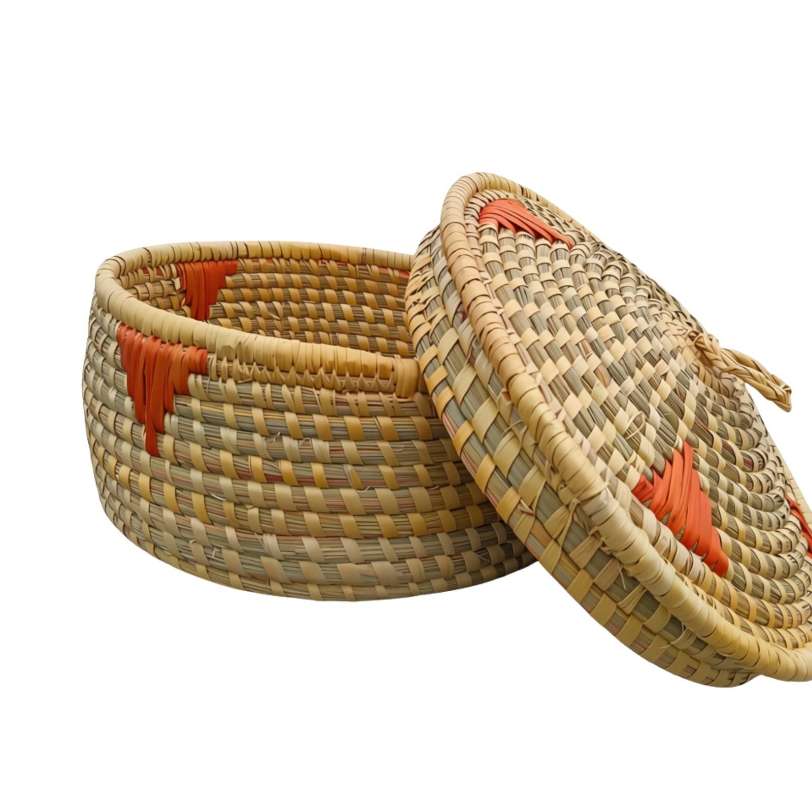 ECO FRIENDLY RED STORAGE BASKET