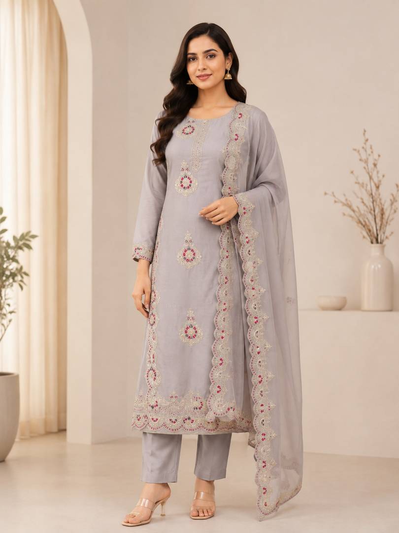 Zardozi Handwork Suit