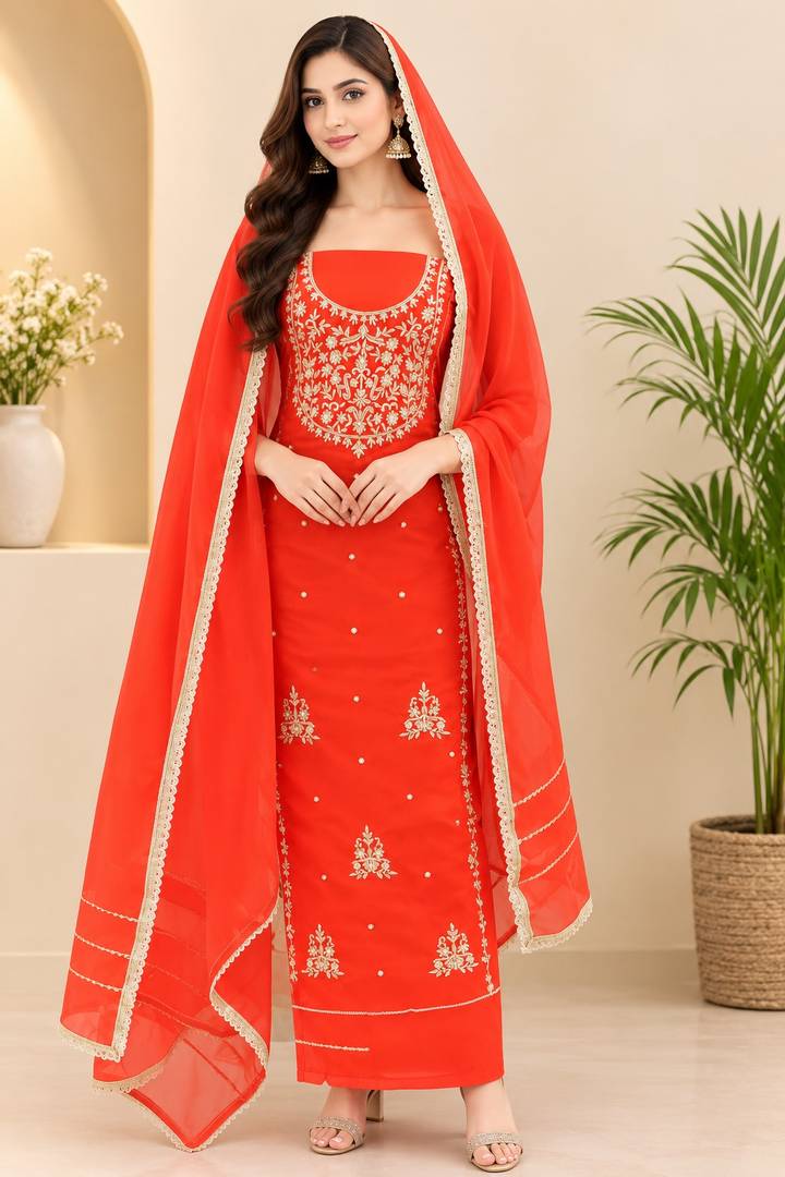 Bridal Handwork Embroidery Suit