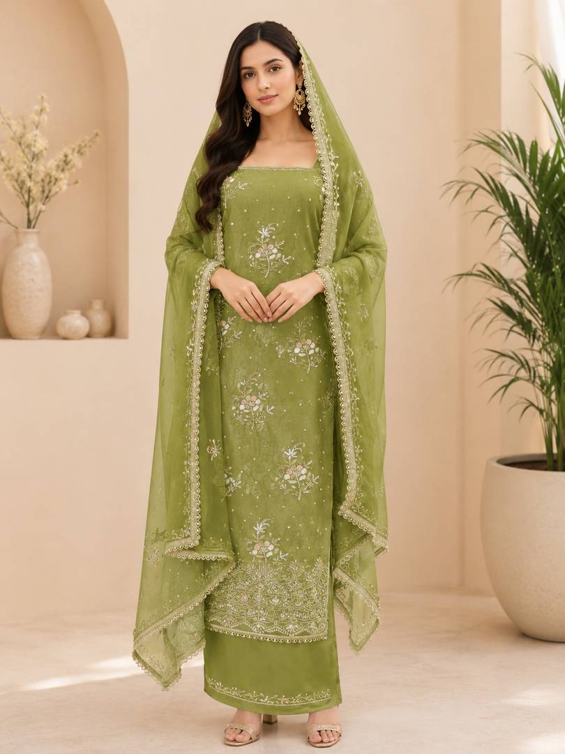 Bridal Handwork Embroidery Suit