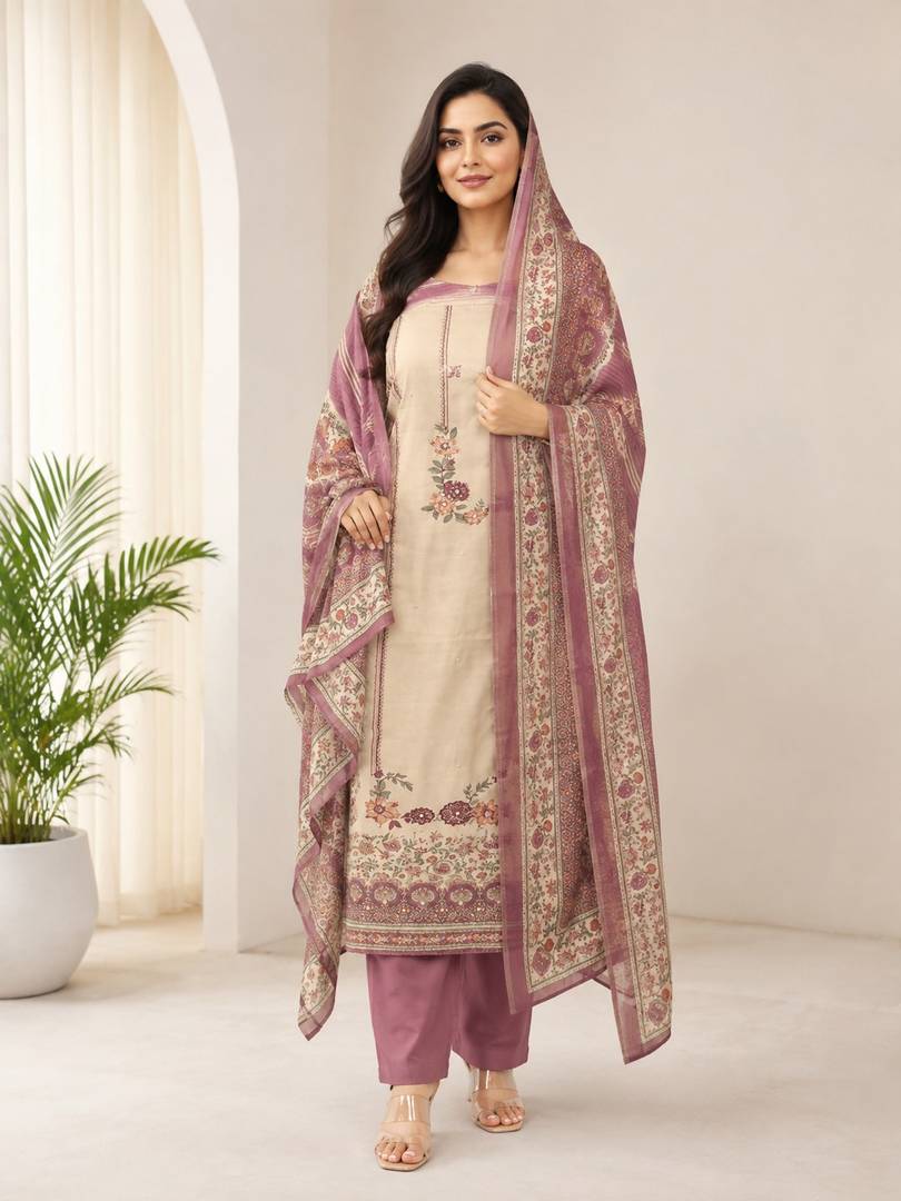 Muslin Cotton Suit
